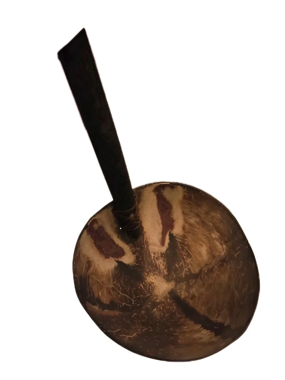 Coconut Serving Spoons Rustic Primitive Set Of Two